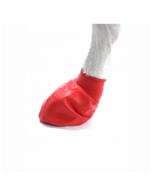 Pawz Rubber Dog Boots - Hondenschoen - Rood Small