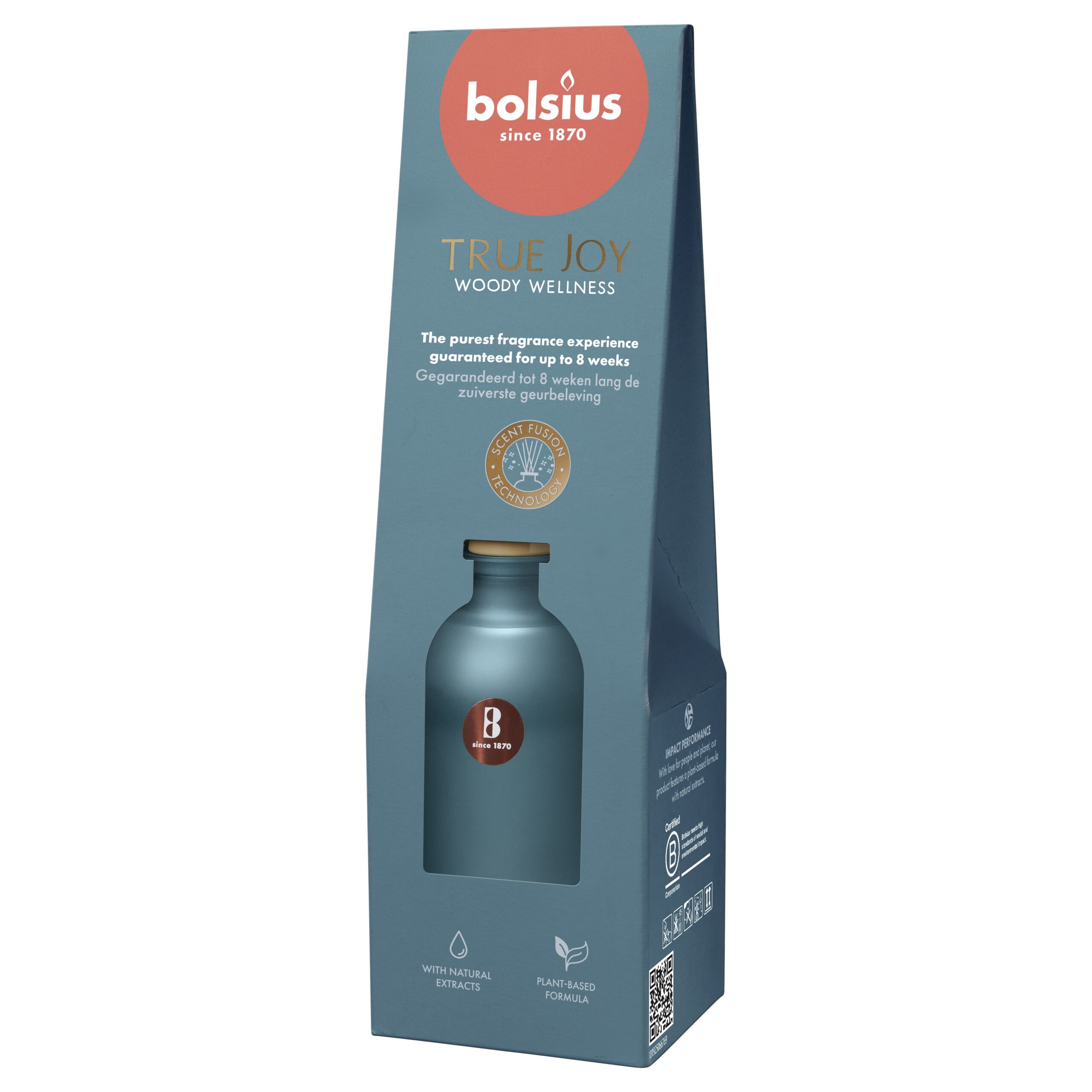 Bolsius Geurverspreider 80 ml True Joy Woody Wellness (1 stuk)