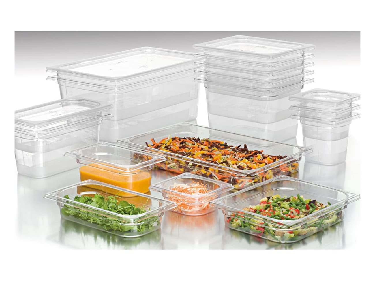 Bac gastronorme en copolyester - cristal plus GN 1/3 - Ht 10 cm - Matfer