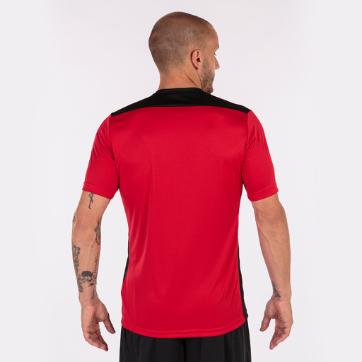 Camiseta de manga curta Joma Championship Vi Rojo Negro