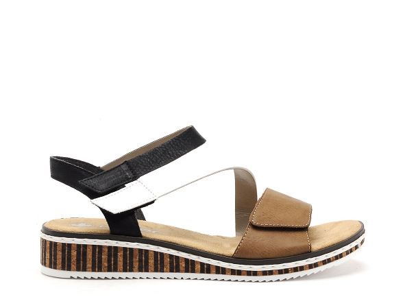 Rieker nu pieds plats femme v3670 multicolore