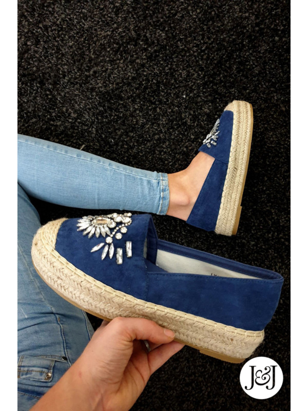 Espadrilles bijoux 'Abbie'