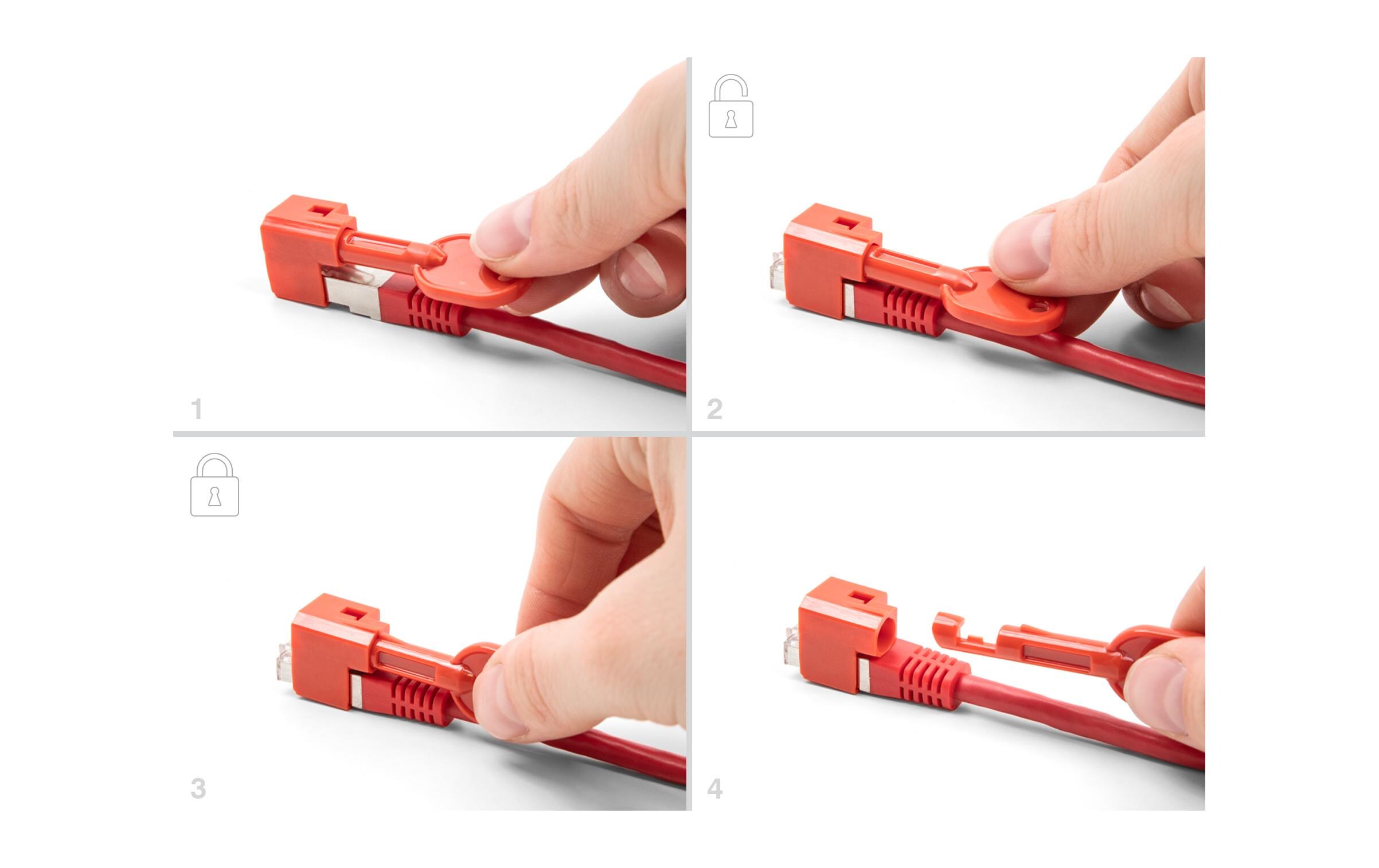 RJ45 Port Blocker Set für RJ45 Stecker 1 StückDelock RJ45 Port Blocker Set für RJ45 Stecker 10 Stück