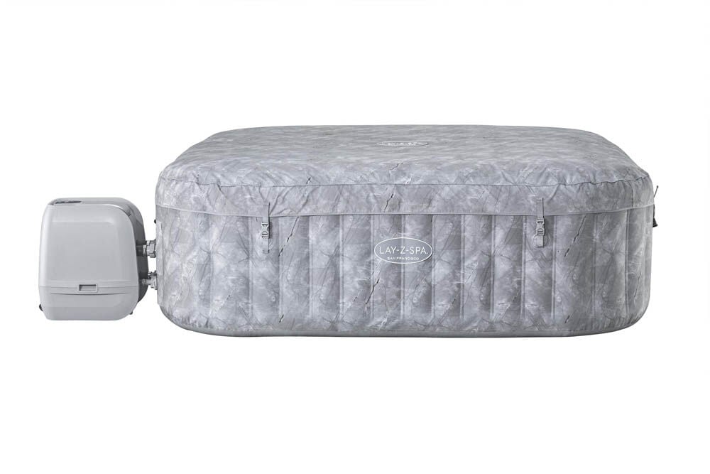 Bestway Francisco Hydrojet - Lay-Z-Spa - Grijs - 71x230x230 cm
