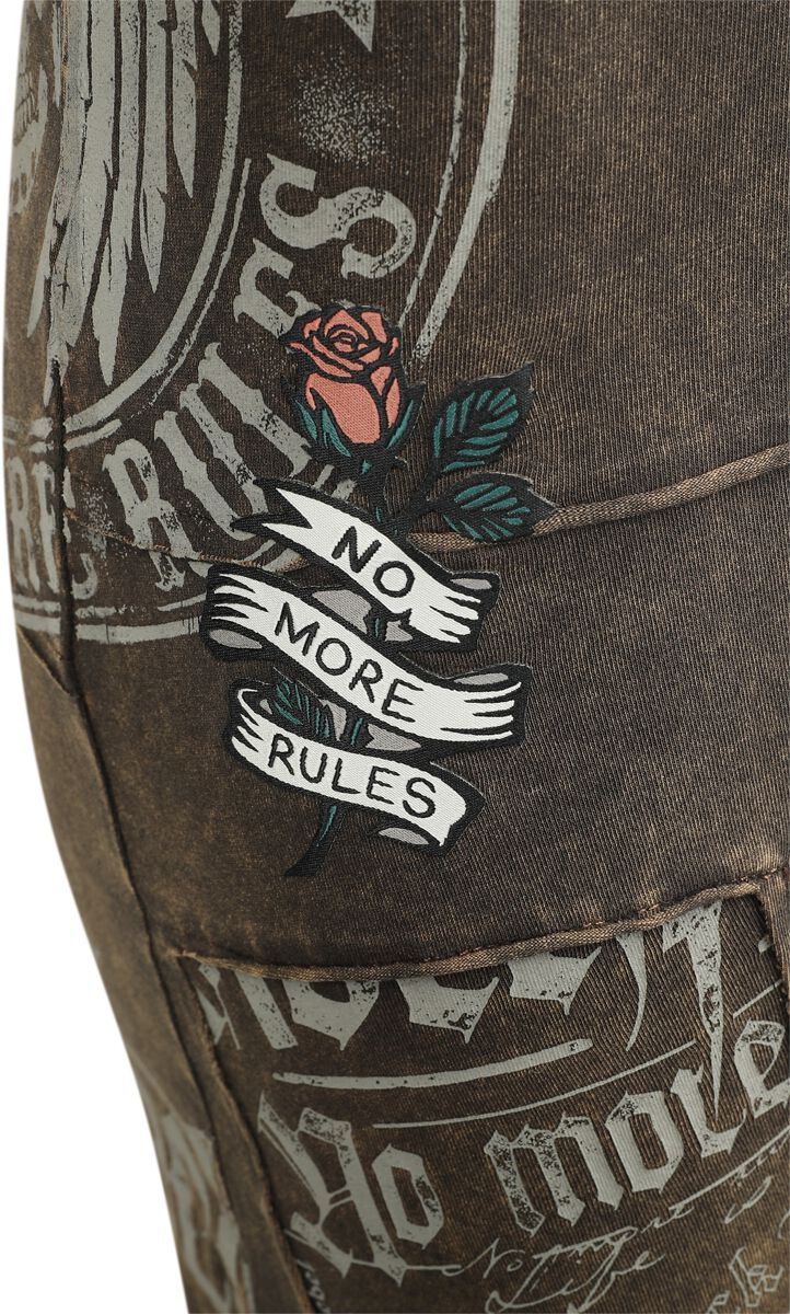 Robe Œillets & Patchs | Rock Rebel by EMP Robe courte