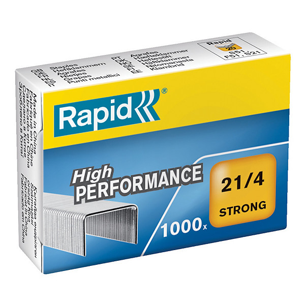 1000 agrafes Strong N° 21/4 Rapid