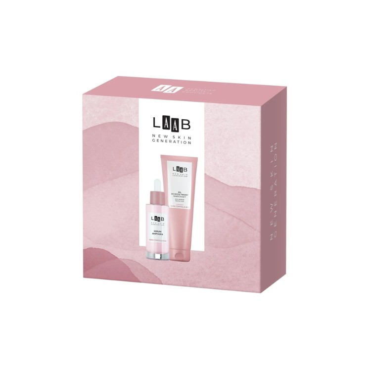 AA LAAB Centella B12 Weihnachtsset: Serumampulle + Gesichtsreinigungsgel