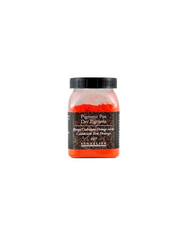 Pigment rouge cadmium orange veritable -609