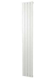 Plieger Cavallino Retto designradiator verticaal enkel middenaansluiting 1800x298mm 614W wit