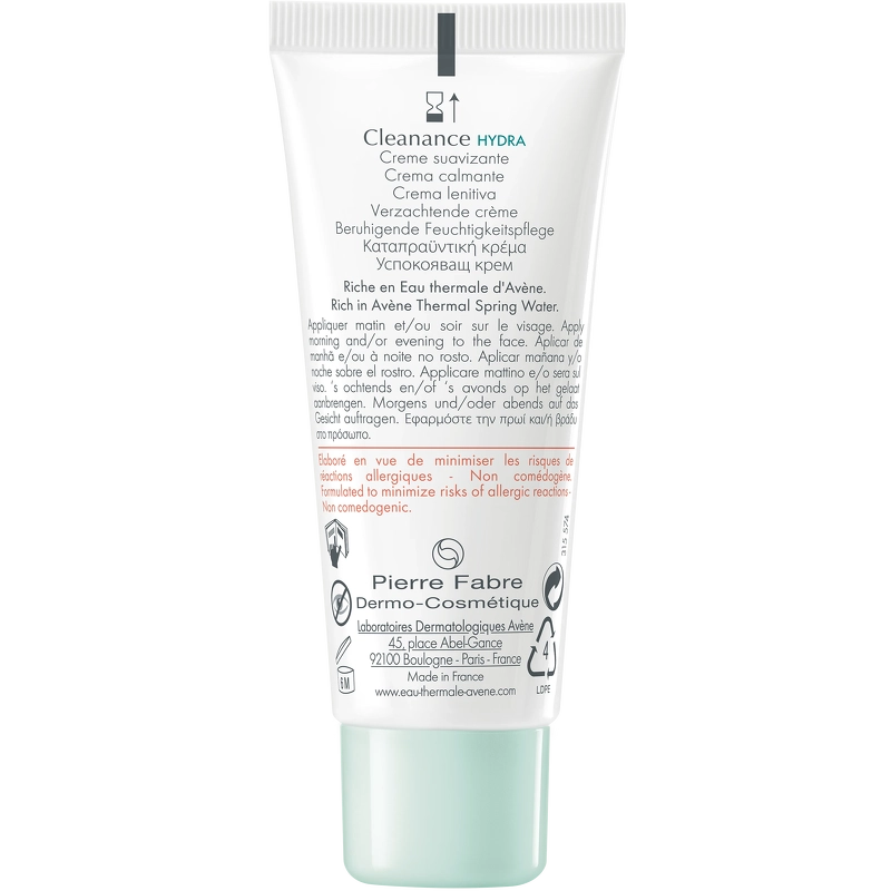 Avène Cleanance Hydra Soothing Cream 40 ml