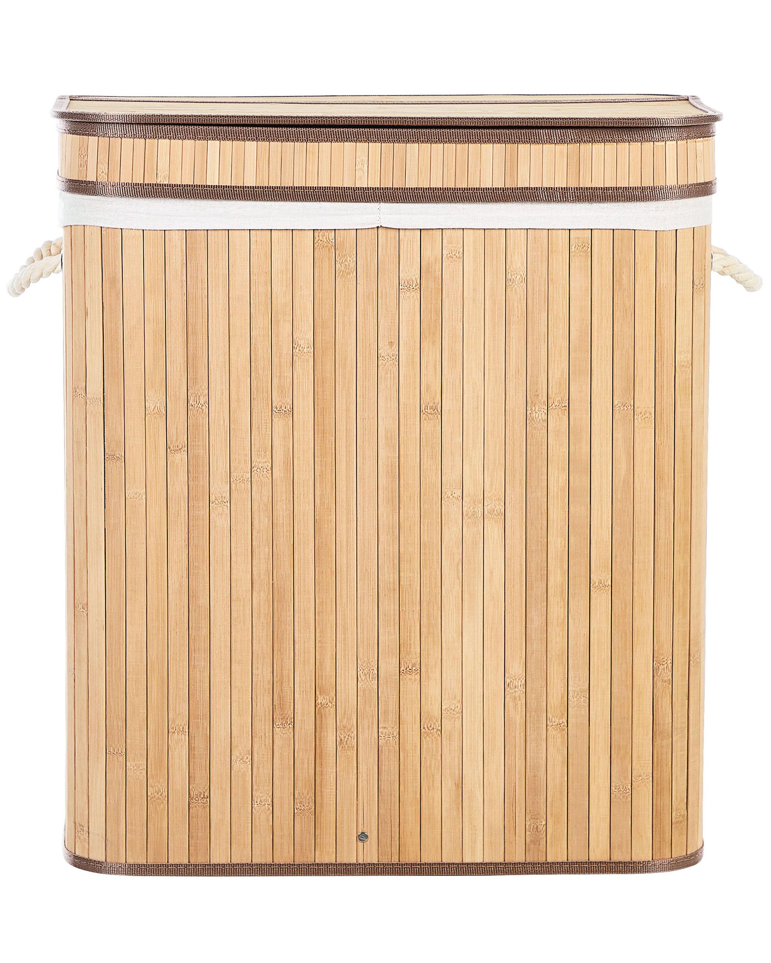 Mand KALTHOTA Bamboehout Lichtbruin 100 L