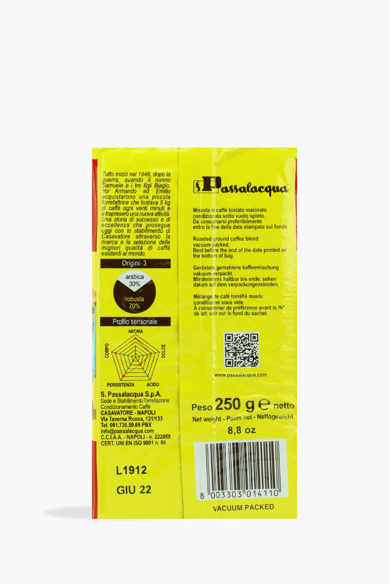 Passalacqua Alambra 250g gemahlen