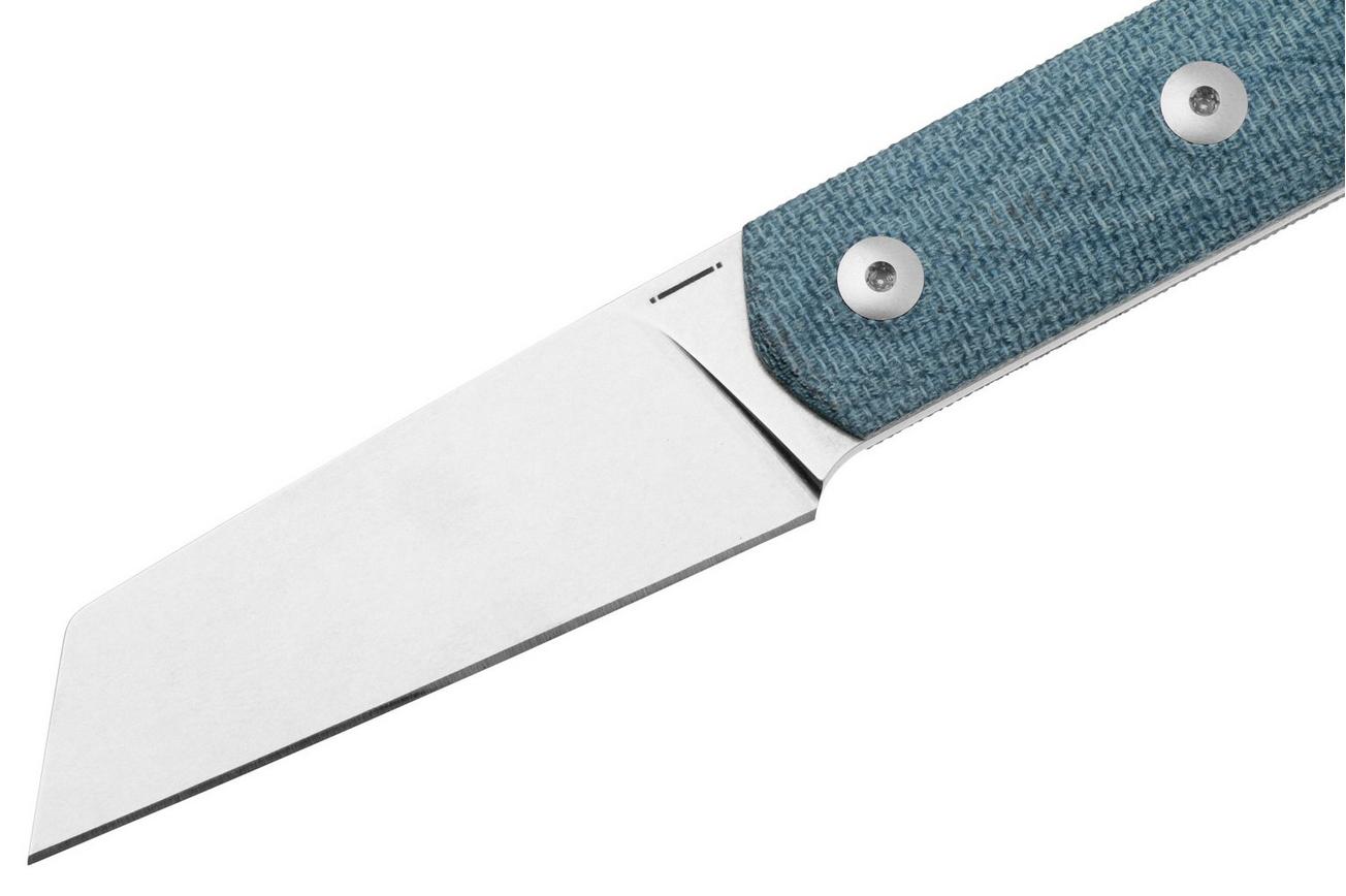 StraightLine Erny ER-DC Denim Canvas Micarta, vaststaand mes
