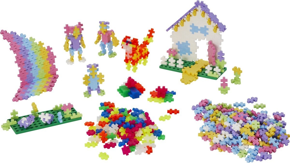 Plus Plus Learn to Build pastel (600 stukjes)