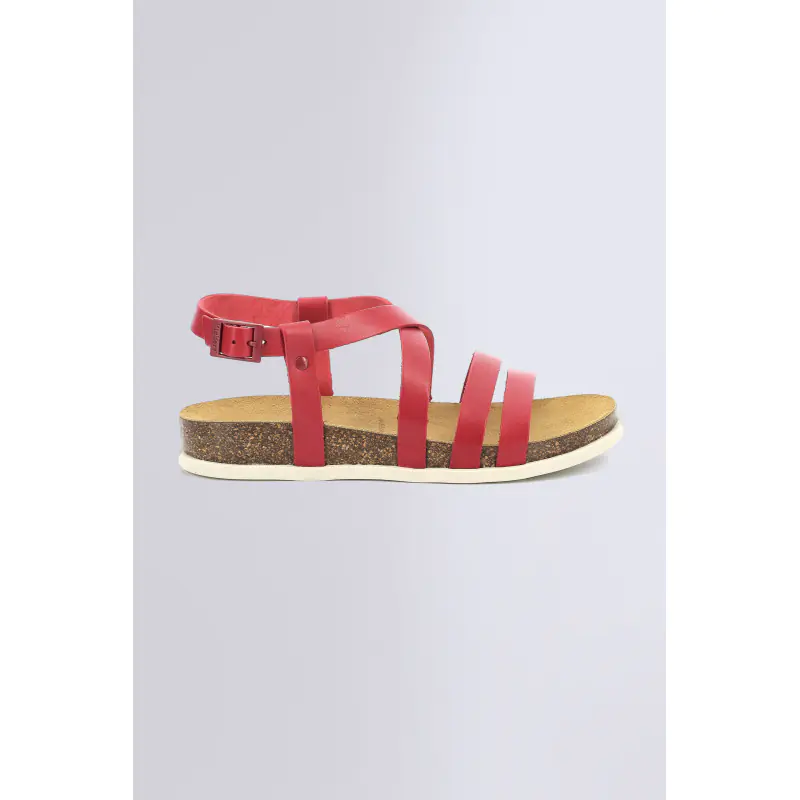 Kick alice Rouge autre SANDALES Cuir Femme