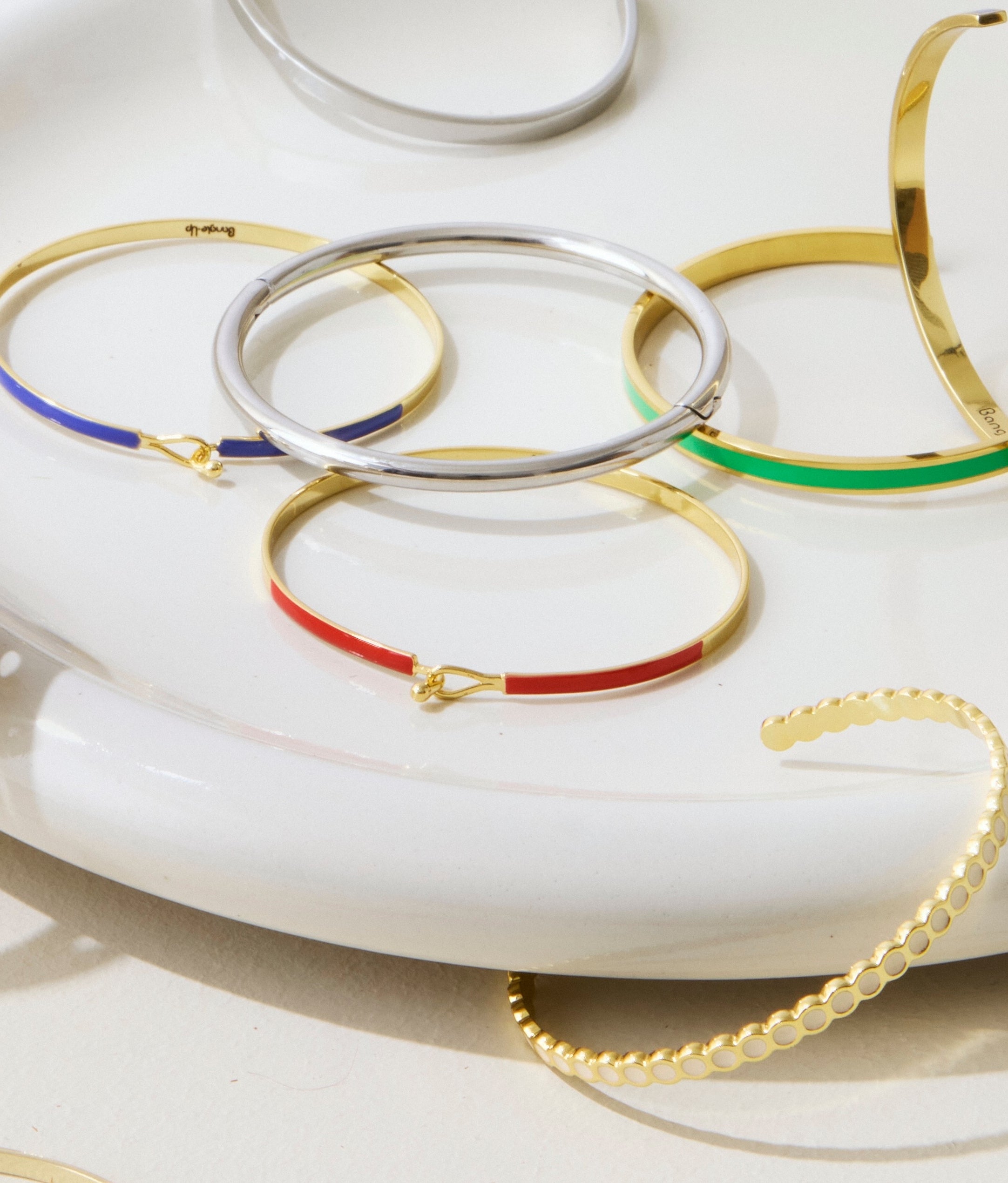 Bangle Up  Lily armbånd - Salsa Red