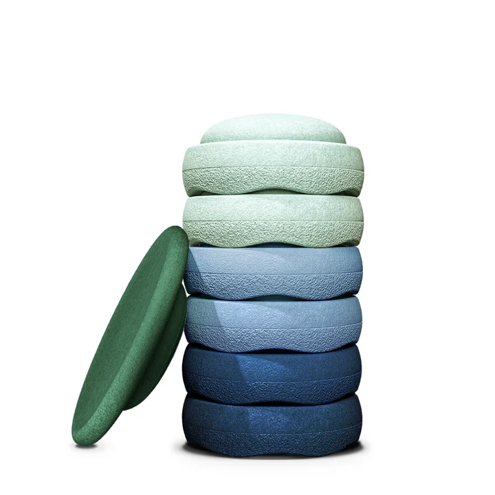 Stapelstein® - Original   Board, Waters & Greens Set (7er-Set)