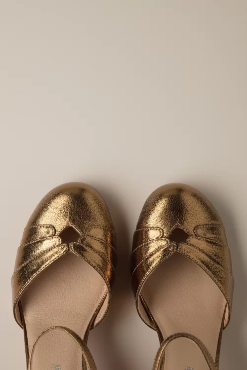 Chelsea Crew Goldie Mary Jane pumps in brons