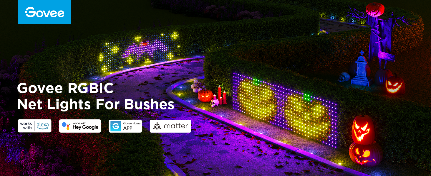 Govee LED Net Lights – Skab en betagende og ensartet belysning til dit udendørsområde