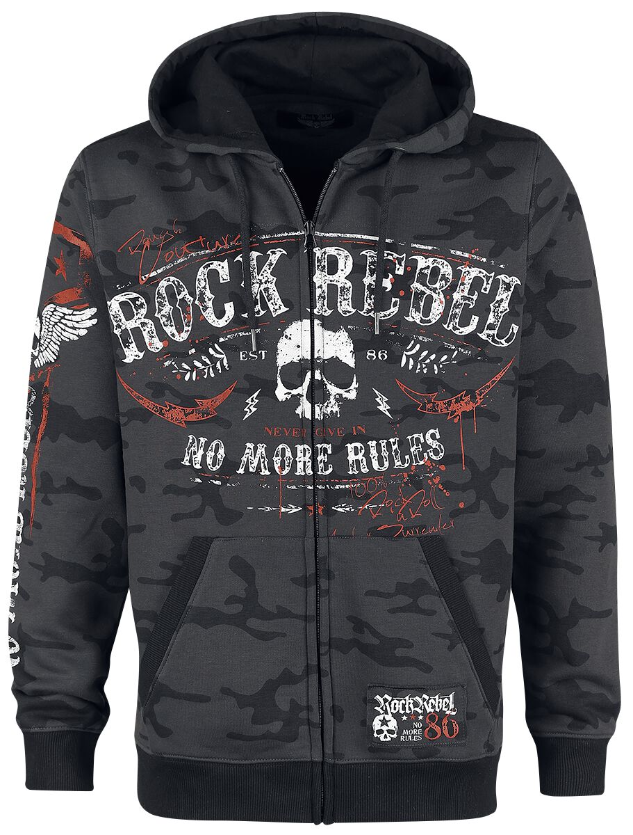 Mask Of Sanity | Rock Rebel by EMP Sweat-shirt zippé à capuche