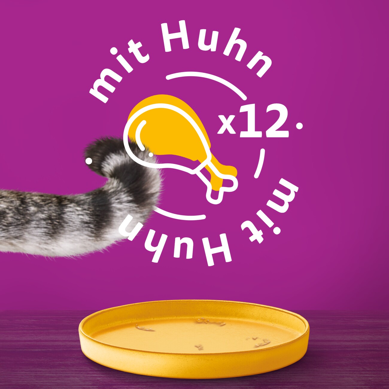 Whiskas Adult 1+ Gelee 12x400g Huhn