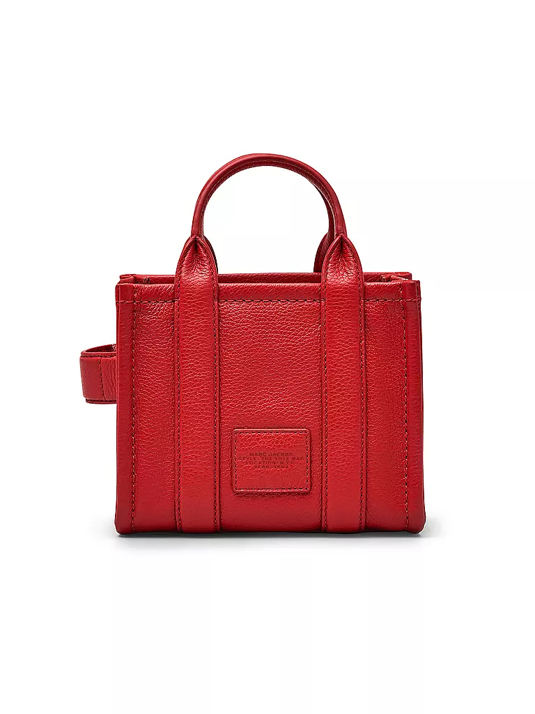 MARC JACOBS Ledertasche - Tote Bag THE MINI TOTE rot