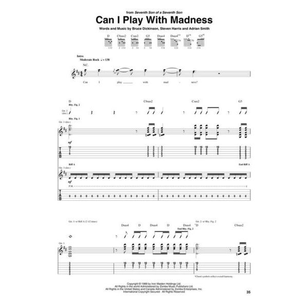 Hal Leonard Iron Maiden Anthology
