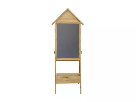 Tableau noir Maison sur pieds avec rangement