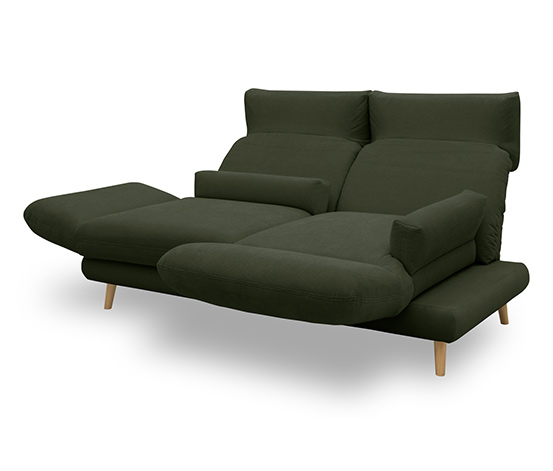 DOMO collection 2-Sitzer-Sofa »Malaga«, drehbar, grün