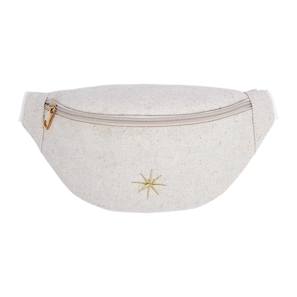 Sac banane étoile tissu 30x14cm