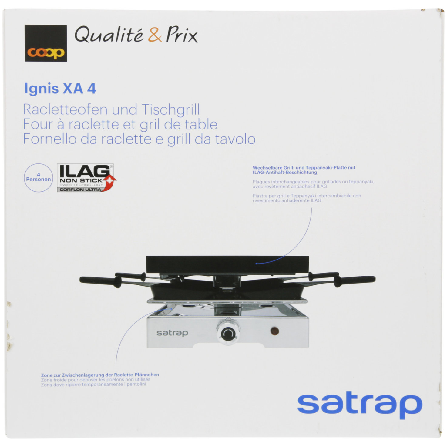 satrap Ignis XA 4 Raclettegerät