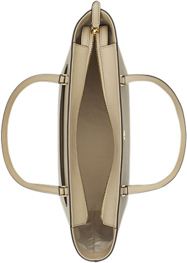 Lauren Ralph Lauren CROSSHATCH LEATHER-KARLY SHPPER-TTE Birch tan