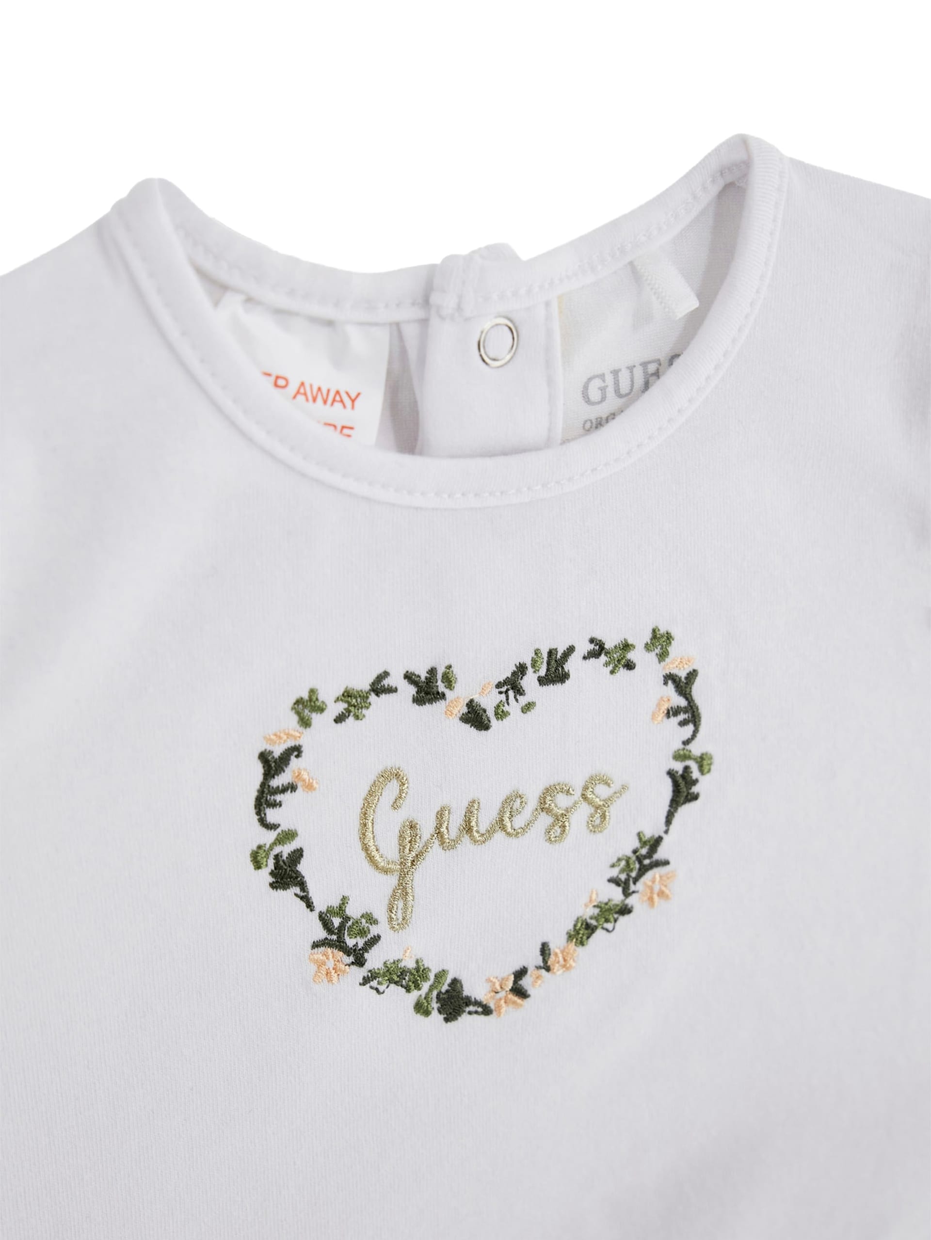 Conjunto Eco Floral de camiseta, shorts e chapéu bucket (0-12 meses)
