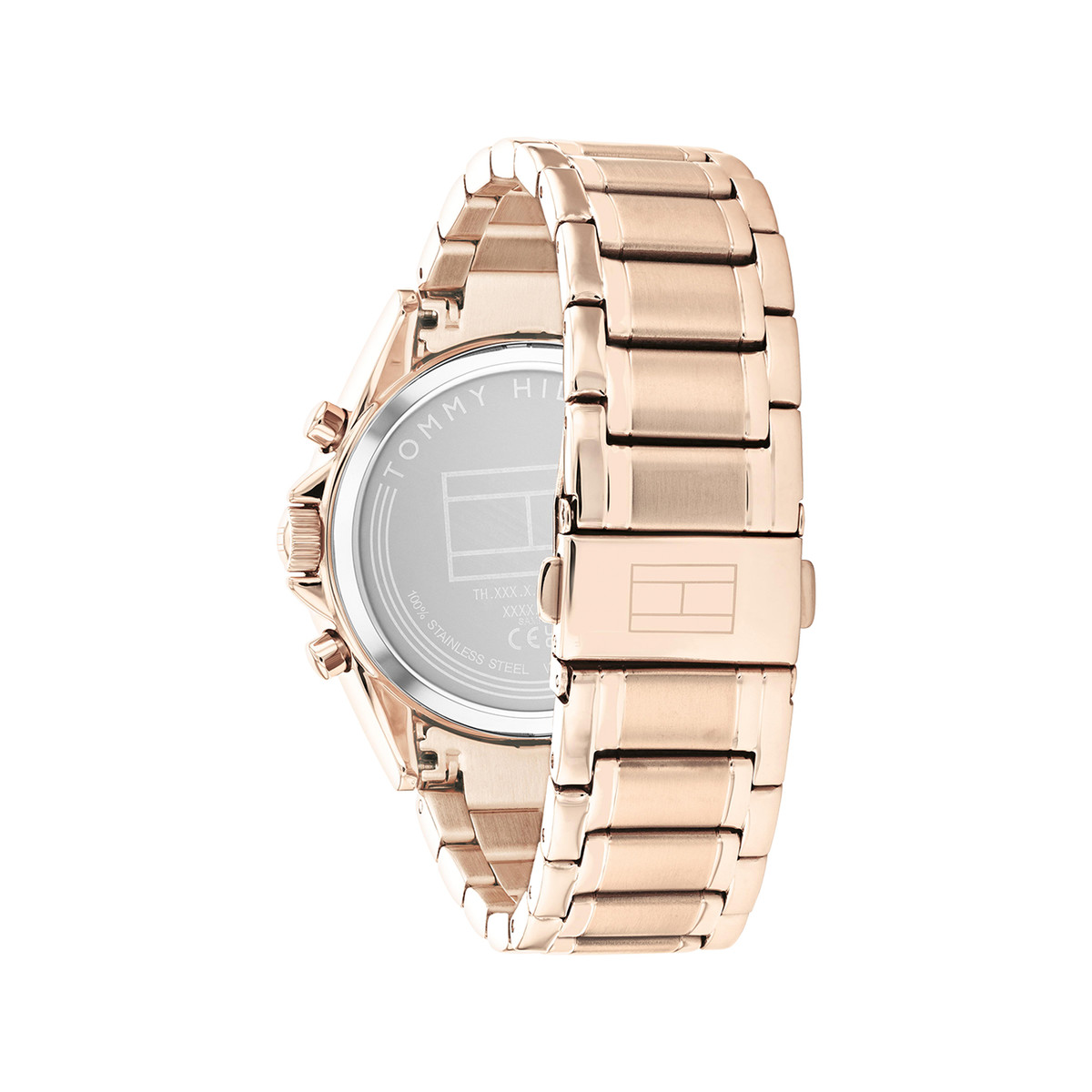 Montre TOMMY HILFIGER Kenzie femme bracelet acier doré rose