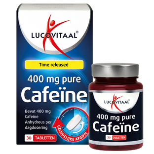 Lucovitaal Pure Cafeïne 400 mg Tabletten 30TB