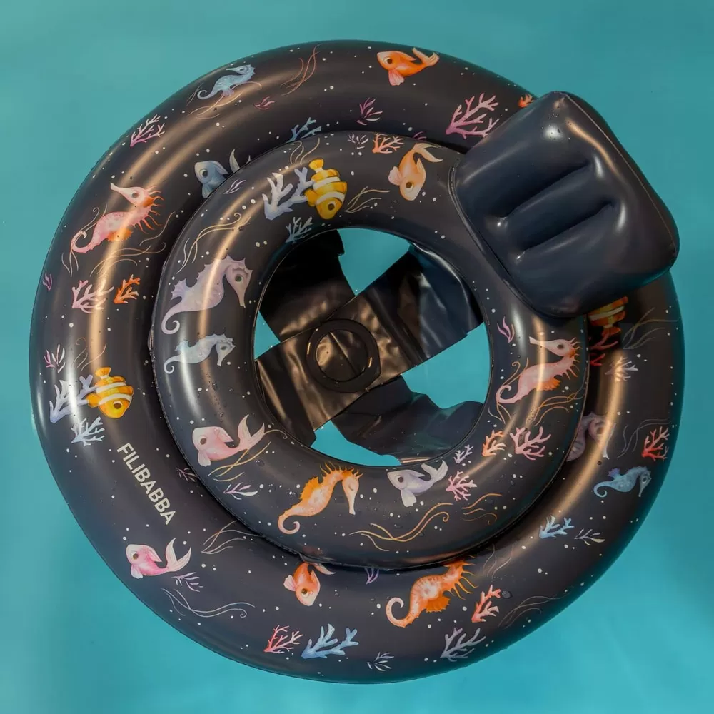 Filibabba Babybadering Alfie - Rainbow Reef - 1 stk.