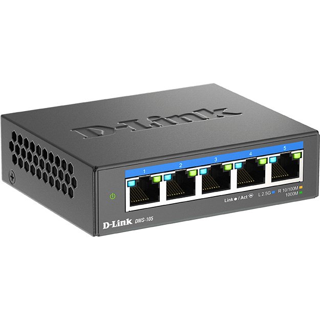 D-Link Switch non administrable 5 ports multi-Gigabit 2,5G