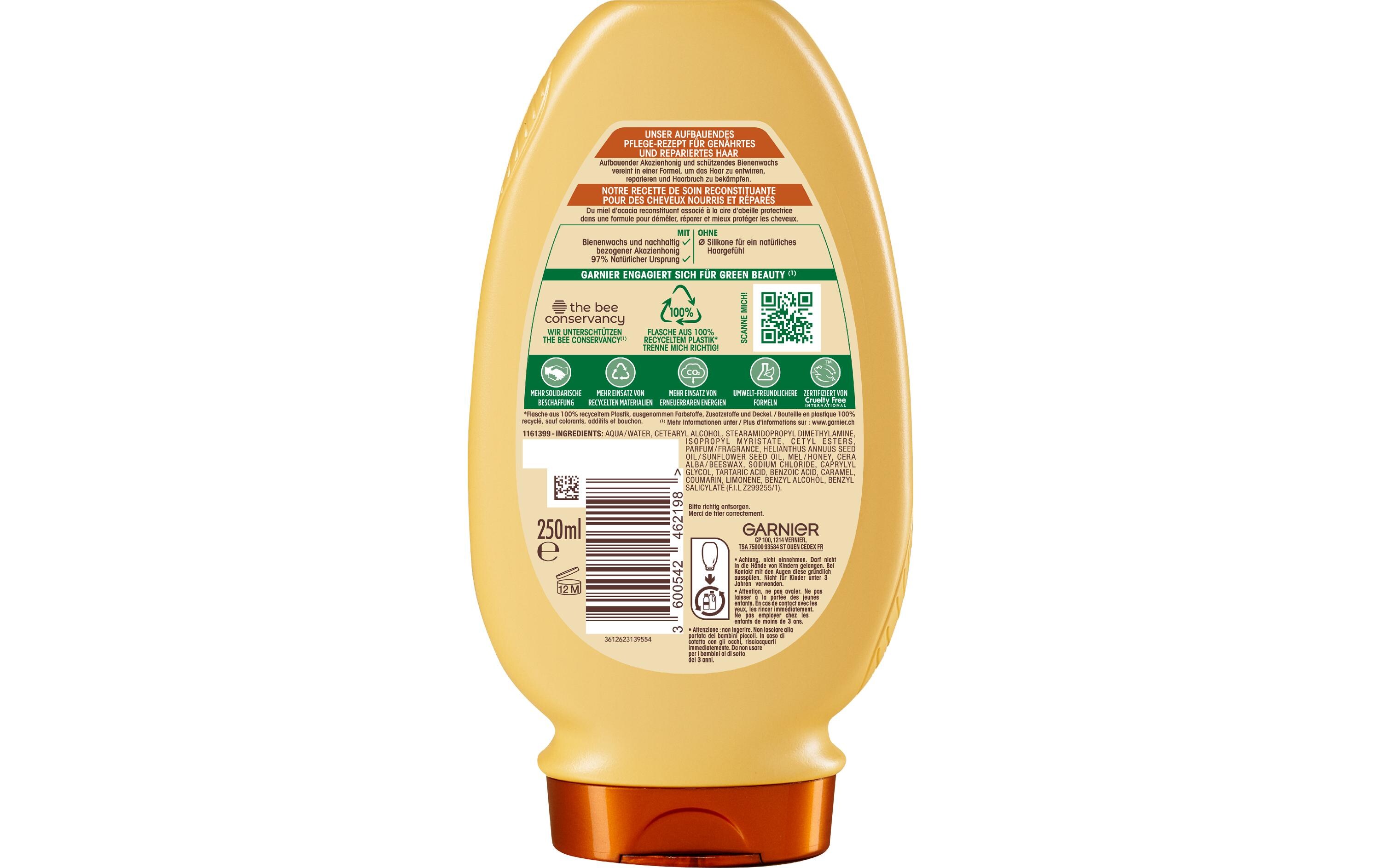 Haarspülung Honig 250 mlAufbauende Conditioner für strapaziertes und brüchiges Haar