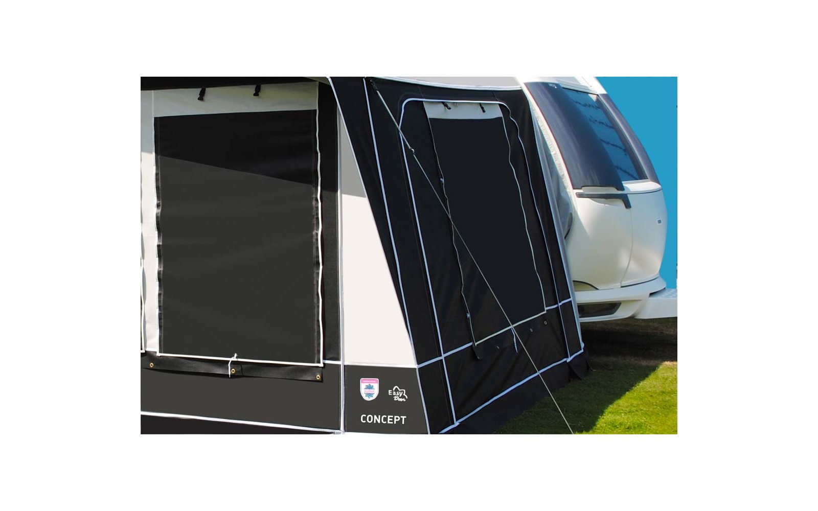 Walker Vorzelt Concept 240 Stahlgestänge 885 Umlaufmaß 870 - 900 cm