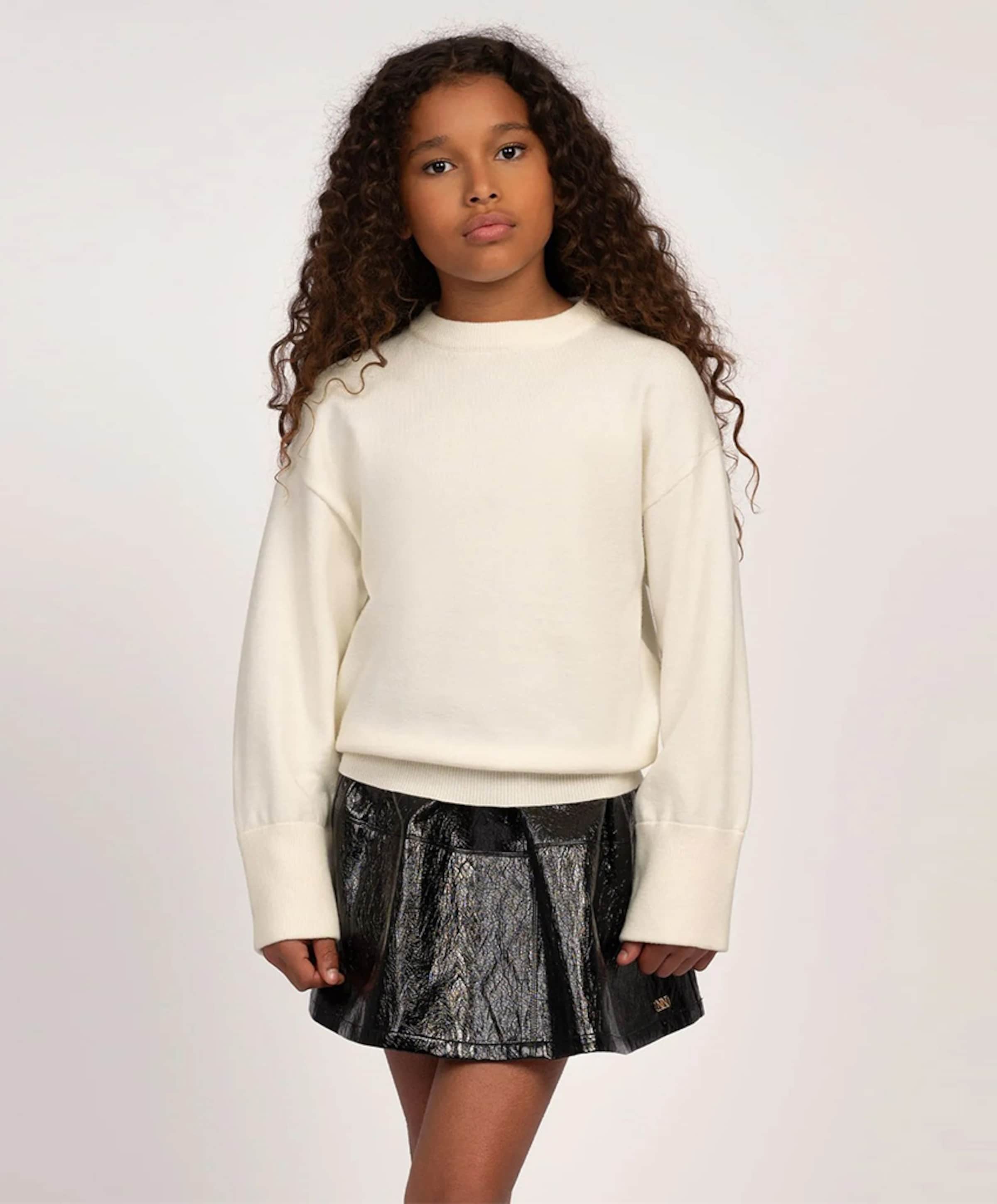 NIK & NIK Meisjes sweater ecru
