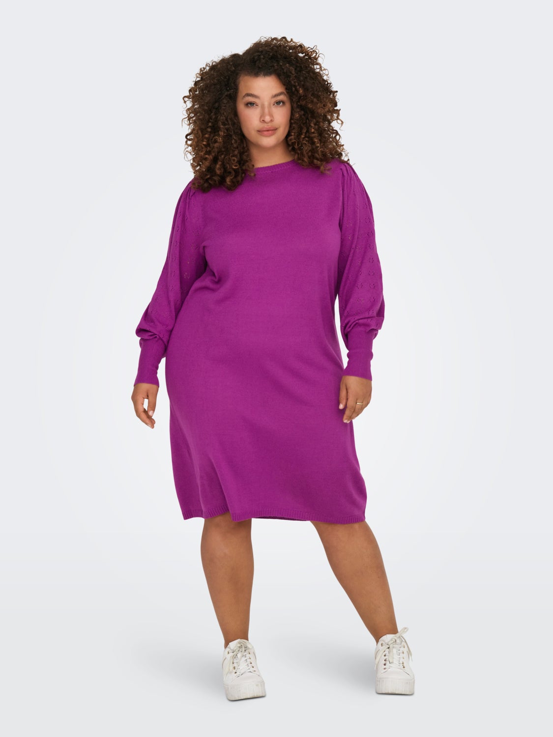 CARMIRLA Strickkleid Purple Wine