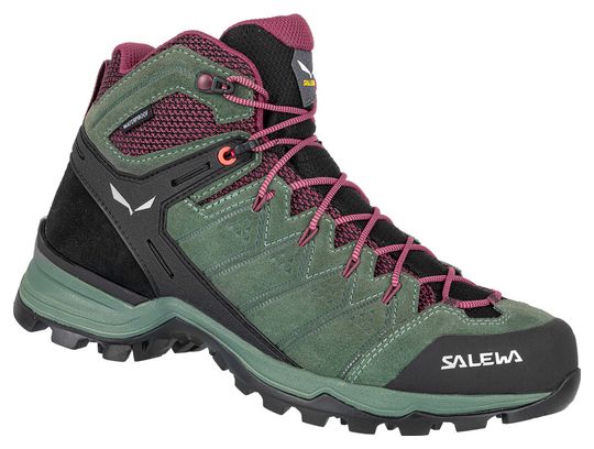 Chaussures de Randonnée Femme Salewa Alp Mate Mid Wp Vert