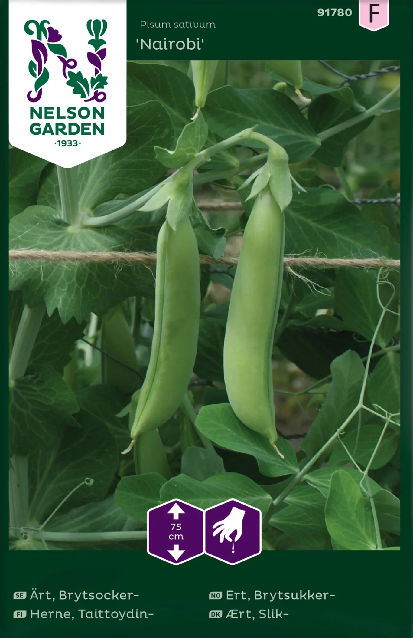 Pisum sativum 'Nairobi' Brytsukkerert 'Nairobi'