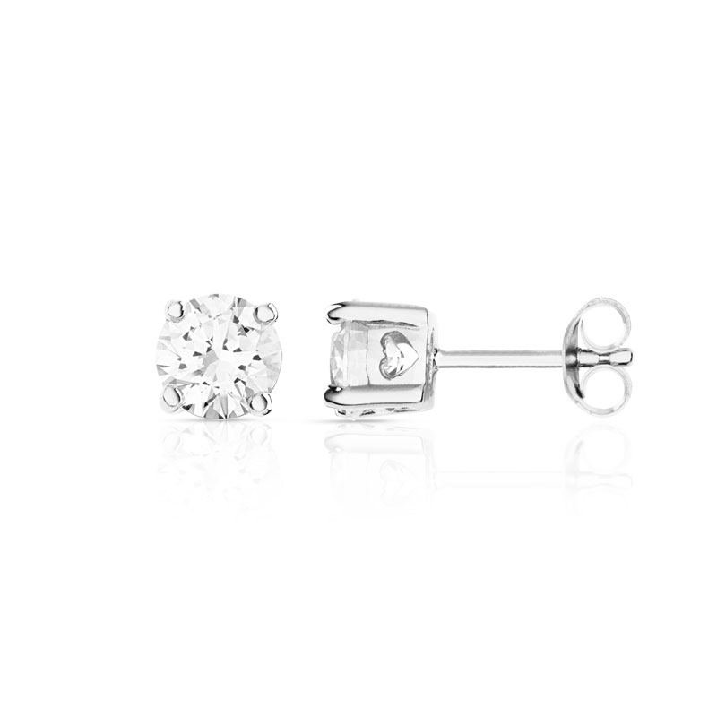 Boucles d'oreilles argent 925 zirconias