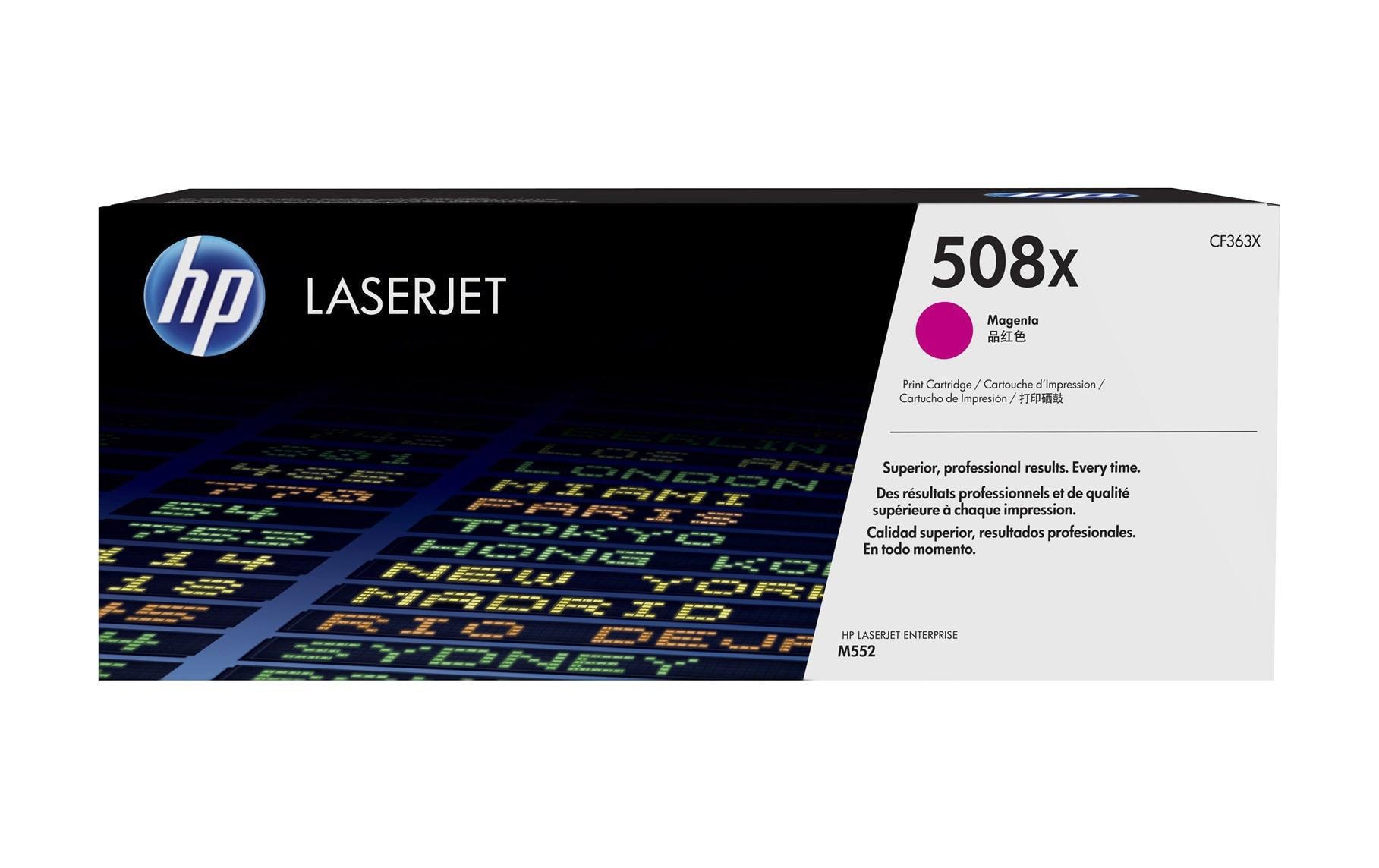 Toner Nr. 508X (CF363X) Magenta<br>Tonerkartusche
