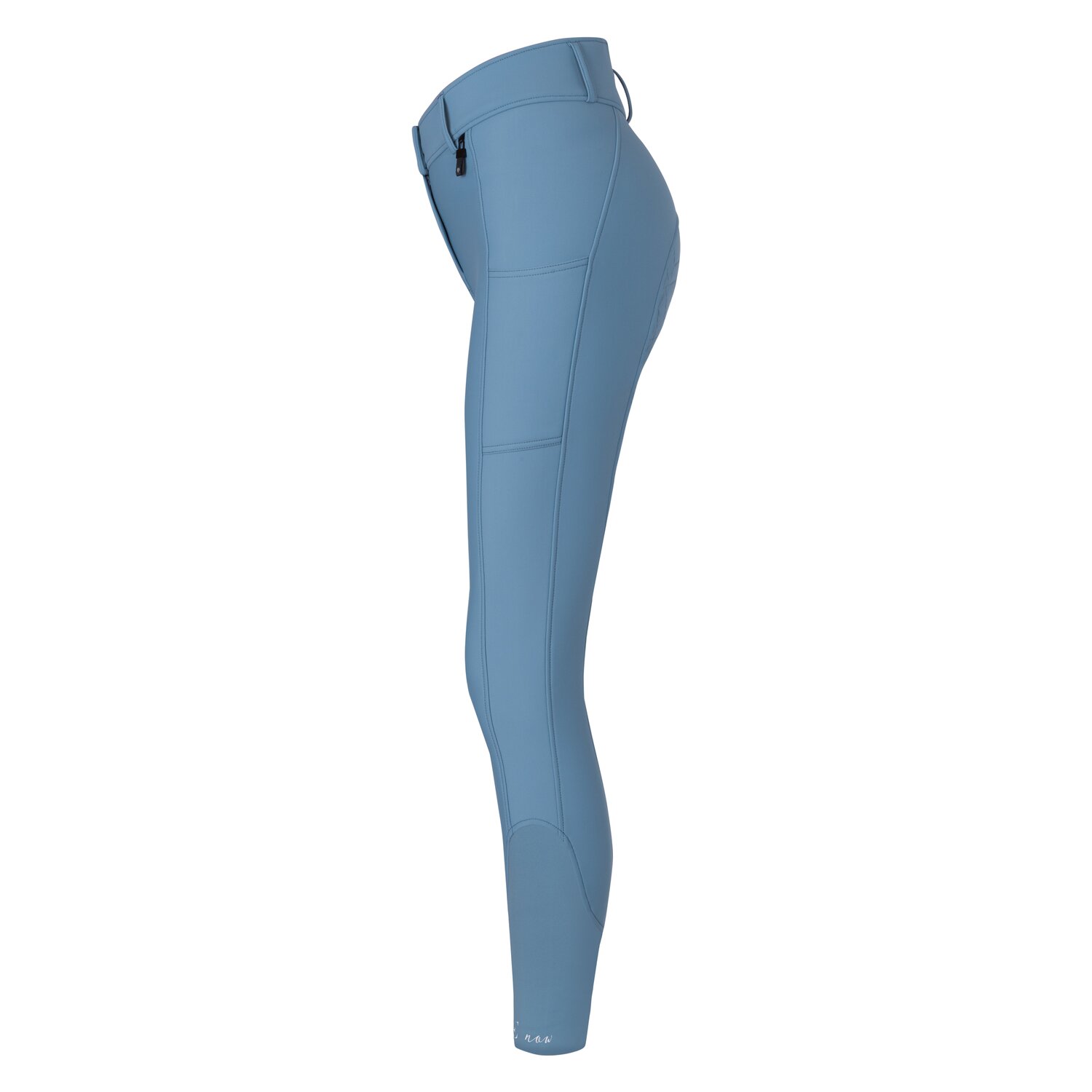 RIDE now Softshell Grip-Vollbesatz-Reithose - sky blue