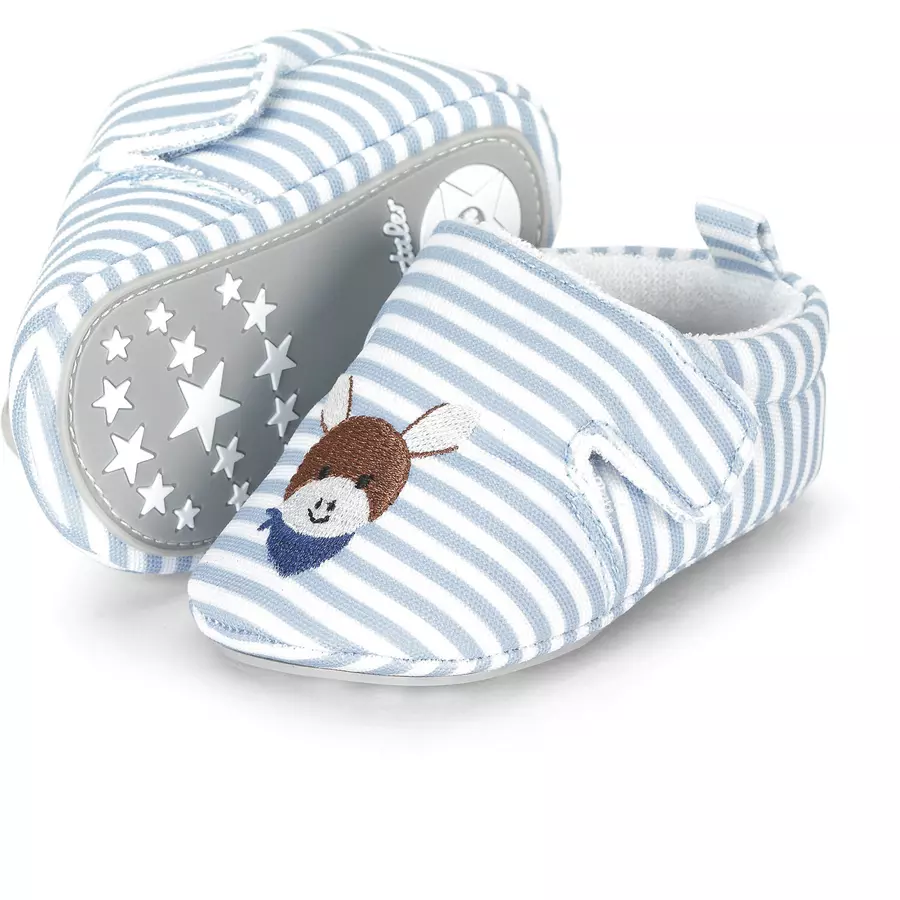 Sterntaler Baby-Krabbelschuh Emmi hellblau