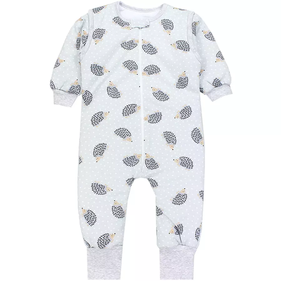 TupTam Baby Schlafsack mit Beinen und Ärmel Winter graubeige
