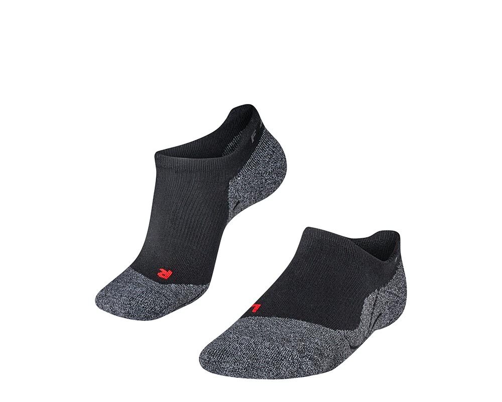Falke RU3 Comfort Invisible Hardloopsokken Zwart/Grijs Heren