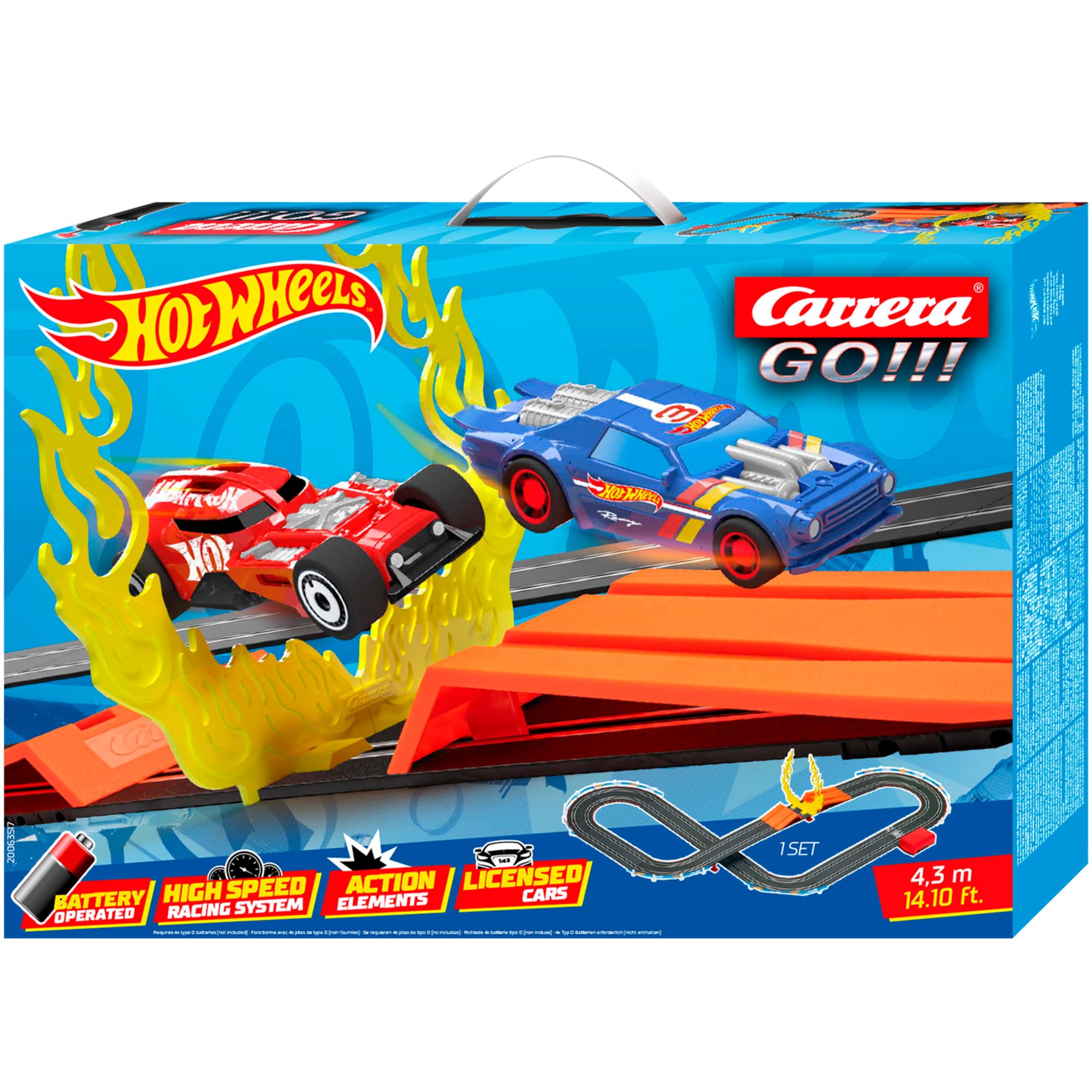 Carrera Rennbahn GO!!! Hot Wheels